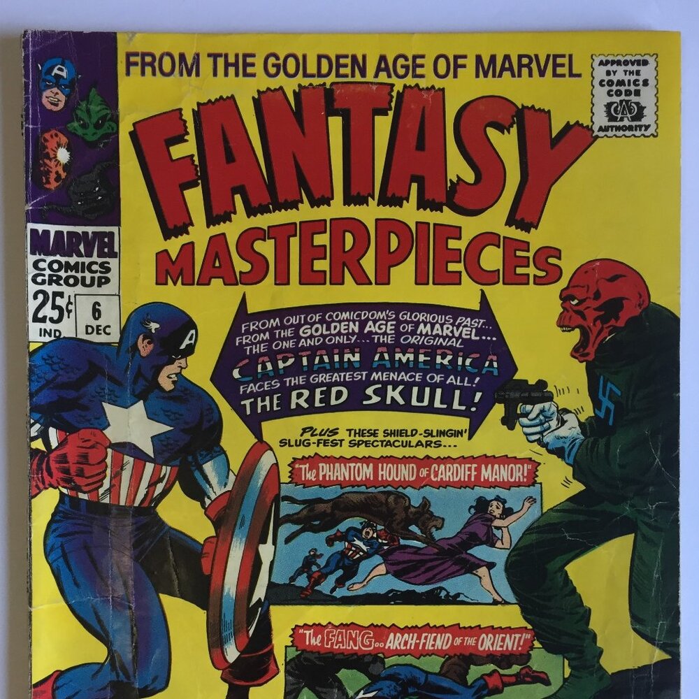 Fantasy Masterpieces #6 (Dec 1966, Marvel) Captain America and Red Skull